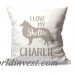 4 Wooden Shoes Personalized I Love My Sheltie Throw Pillow FWDS1671